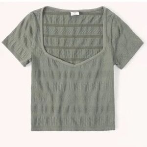 Abercrombie Sage Green Top